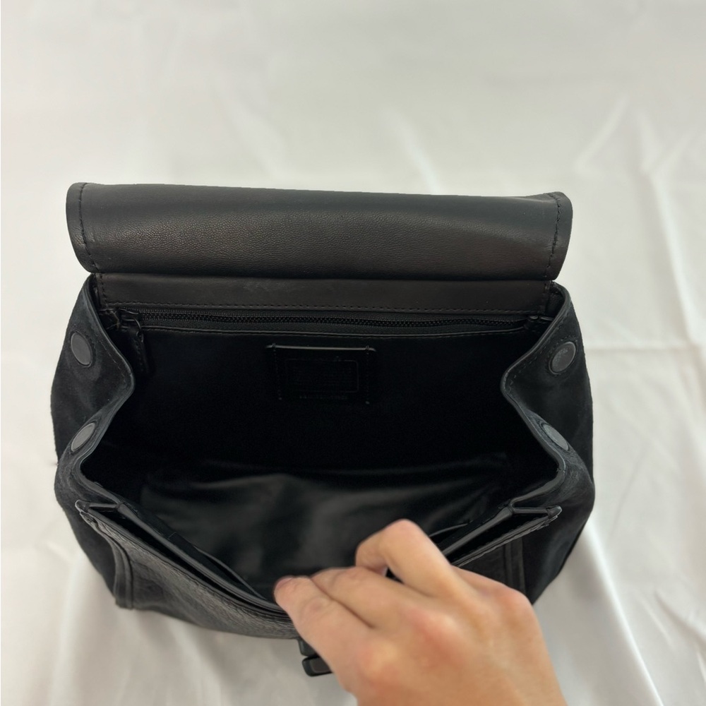 Coach Black Leather Satchel - Picture 7 of 9